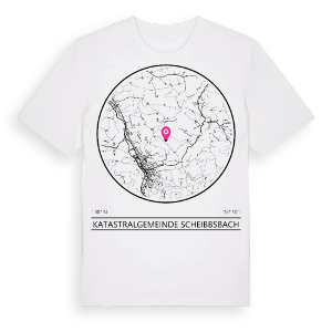Katastralgemeinde Scheibbsbach t-shirt – ekologisk bomull t-shirt från Pinshirt