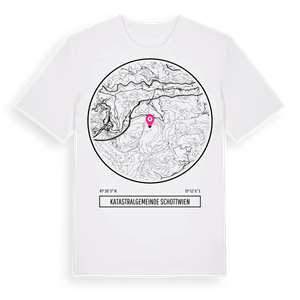 Katastralgemeinde Schottwien t-shirt – ekologisk bomull t-shirt från Pinshirt