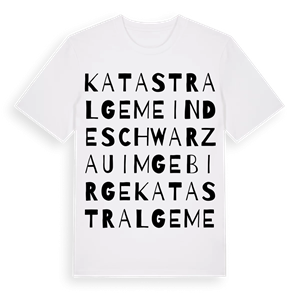 Katastralgemeinde Schwarzau im Gebirge ordlek t-shirt – ekologisk bomull t-shirt från Pinshirt