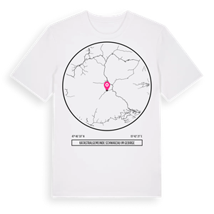 Katastralgemeinde Schwarzau im Gebirge t-shirt – ekologisk bomull t-shirt från Pinshirt