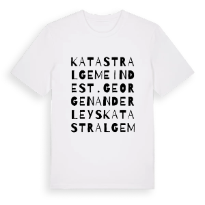 Katastralgemeinde St. Georgen an der Leys ordlek t-shirt – ekologisk bomull t-shirt från Pinshirt