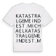 Katastralgemeinde St. Michael ordlek t-shirt