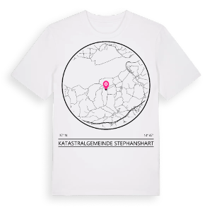 Katastralgemeinde Stephanshart t-shirt – ekologisk bomull t-shirt från Pinshirt