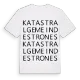 Katastralgemeinde Strones ordlek t-shirt