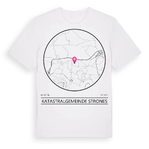 Katastralgemeinde Strones t-shirt – ekologisk bomull t-shirt från Pinshirt