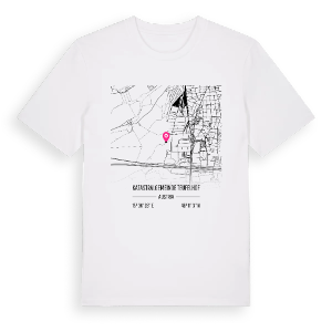 Katastralgemeinde Teufelhof karta t-shirt – ekologisk bomull t-shirt från Pinshirt