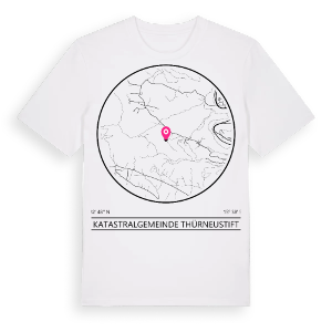 Katastralgemeinde Thürneustift t-shirt – ekologisk bomull t-shirt från Pinshirt
