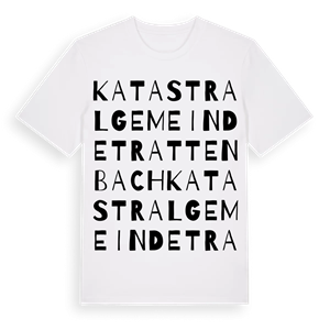 Katastralgemeinde Trattenbach ordlek t-shirt – ekologisk bomull t-shirt från Pinshirt