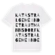 Katastralgemeinde Trautmannsdorf ordlek t-shirt