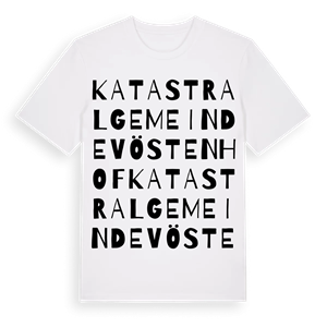 Katastralgemeinde Vöstenhof ordlek t-shirt – ekologisk bomull t-shirt från Pinshirt