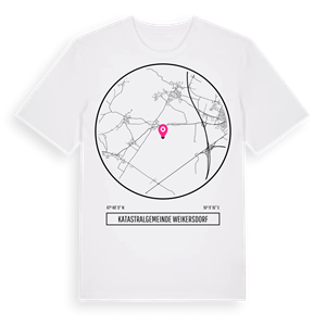 Katastralgemeinde Weikersdorf t-shirt – ekologisk bomull t-shirt från Pinshirt