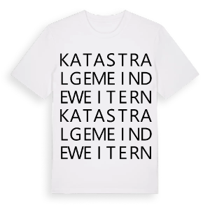 Katastralgemeinde Weitern ordlek t-shirt – ekologisk bomull t-shirt från Pinshirt