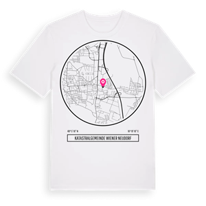 Katastralgemeinde Wiener Neudorf t-shirt – ekologisk bomull t-shirt från Pinshirt