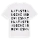 Katastralgemeinde Wiesmath ordlek t-shirt