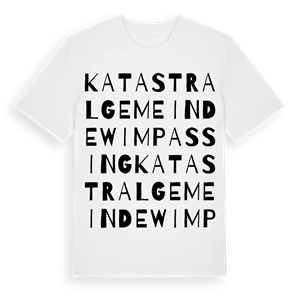 Katastralgemeinde Wimpassing ordlek t-shirt – ekologisk bomull t-shirt från Pinshirt