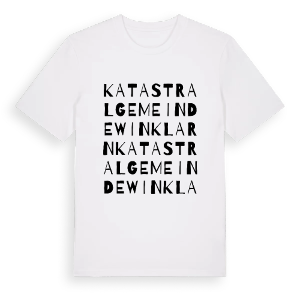 Katastralgemeinde Winklarn ordlek t-shirt – ekologisk bomull t-shirt från Pinshirt