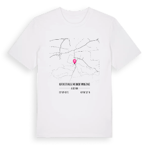 Katastralgemeinde Winzing karta t-shirt – ekologisk bomull t-shirt från Pinshirt