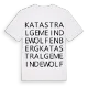 Katastralgemeinde Wolfenberg ordlek t-shirt