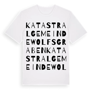 Katastralgemeinde Wolfsgraben ordlek t-shirt – ekologisk bomull t-shirt från Pinshirt