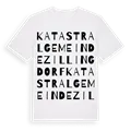 Katastralgemeinde Zillingdorf ordlek t-shirt