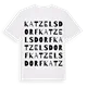 Katzelsdorf ordlek t-shirt