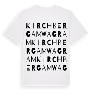 Kirchberg am Wagram ordlek t-shirt – ekologisk bomull t-shirt från Pinshirt