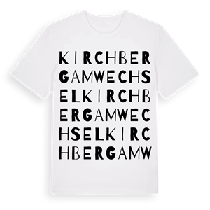 Kirchberg am Wechsel ordlek t-shirt – ekologisk bomull t-shirt från Pinshirt