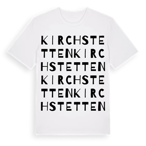Kirchstetten ordlek t-shirt – ekologisk bomull t-shirt från Pinshirt
