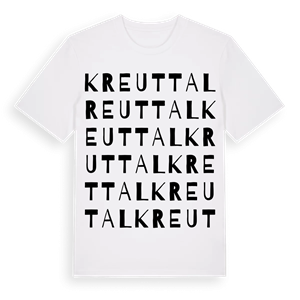 Kreuttal ordlek t-shirt – ekologisk bomull t-shirt från Pinshirt
