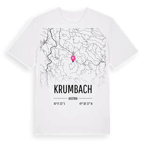 Krumbach karta t-shirt – ekologisk bomull t-shirt från Pinshirt