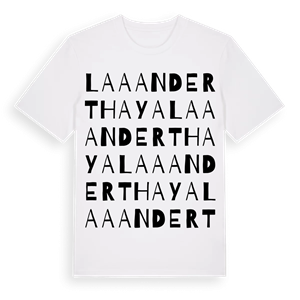 Laa an der Thaya ordlek t-shirt – ekologisk bomull t-shirt från Pinshirt
