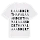 Laa an der Thaya ordlek t-shirt