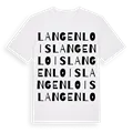 Langenlois ordlek t-shirt
