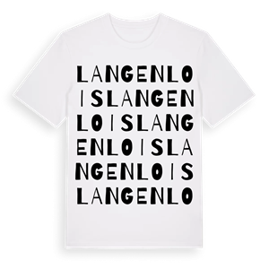 Langenlois ordlek t-shirt – ekologisk bomull t-shirt från Pinshirt