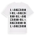 Langenrohr ordlek t-shirt