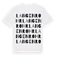 Langenrohr ordlek t-shirt