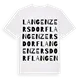 Langenzersdorf ordlek t-shirt