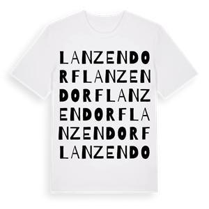 Lanzendorf ordlek t-shirt – ekologisk bomull t-shirt från Pinshirt