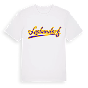 Leobendorf baseball t-shirt – ekologisk bomull t-shirt från Pinshirt
