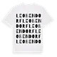 Leobendorf ordlek t-shirt