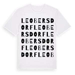 Leobersdorf ordlek t-shirt – ekologisk bomull t-shirt från Pinshirt