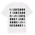 Mannsdorf an der Donau ordlek t-shirt