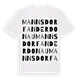 Mannsdorf an der Donau ordlek t-shirt