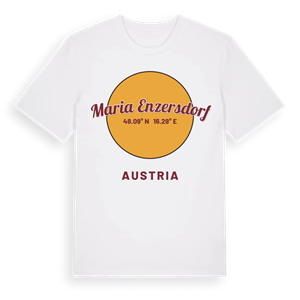 Maria Enzersdorf cirkel t-shirt – ekologisk bomull t-shirt från Pinshirt