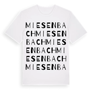 Miesenbach ordlek t-shirt – ekologisk bomull t-shirt från Pinshirt