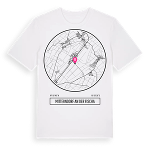 Mitterndorf an der Fischa t-shirt – ekologisk bomull t-shirt från Pinshirt