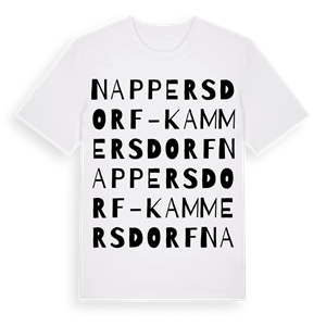 Nappersdorf-Kammersdorf ordlek t-shirt – ekologisk bomull t-shirt från Pinshirt