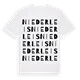 Niederleis ordlek t-shirt