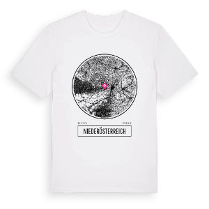 Niederösterreich t-shirt – ekologisk bomull t-shirt från Pinshirt