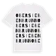 Obersiebenbrunn ordlek t-shirt